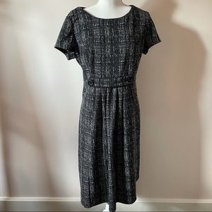 Robbie Bee sz 16 Dress Black White Textured dress
